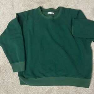 Reformation Jeans Green Sweater Soft Comfortable